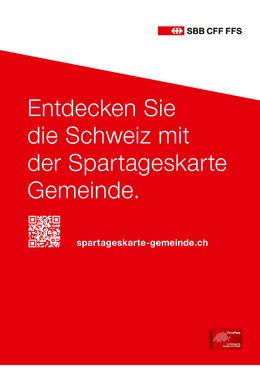 SBB Tageskarten Flyer mit Preisen