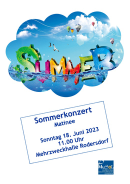 Sommerkonzert 2023 Flyer wolke