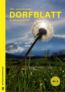 Dorfblatt 2025 Nr. 3 Juni Aktuelles Dorfblatt