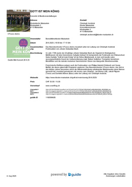 veranstaltung Flyer