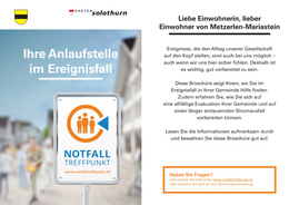 Info Flyer Notfalltreffpunkte Metzerlen-Mariastein