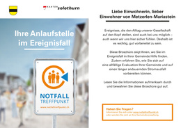 Metzerlen-Mariastein Notfalltreffpunkte Info Flyer Notfalltreffpunkte Metzerlen-Mariastein
