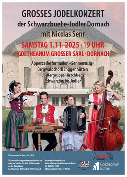 Jodel Konzert Flyer