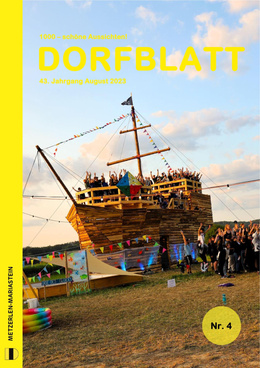 Dorfblatt 2023 Nr. 4 August Dorfblatt 2023 Nr. 4 August