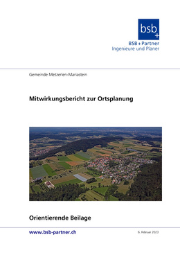 Mitwirkungsbericht Mitwirkungsbericht